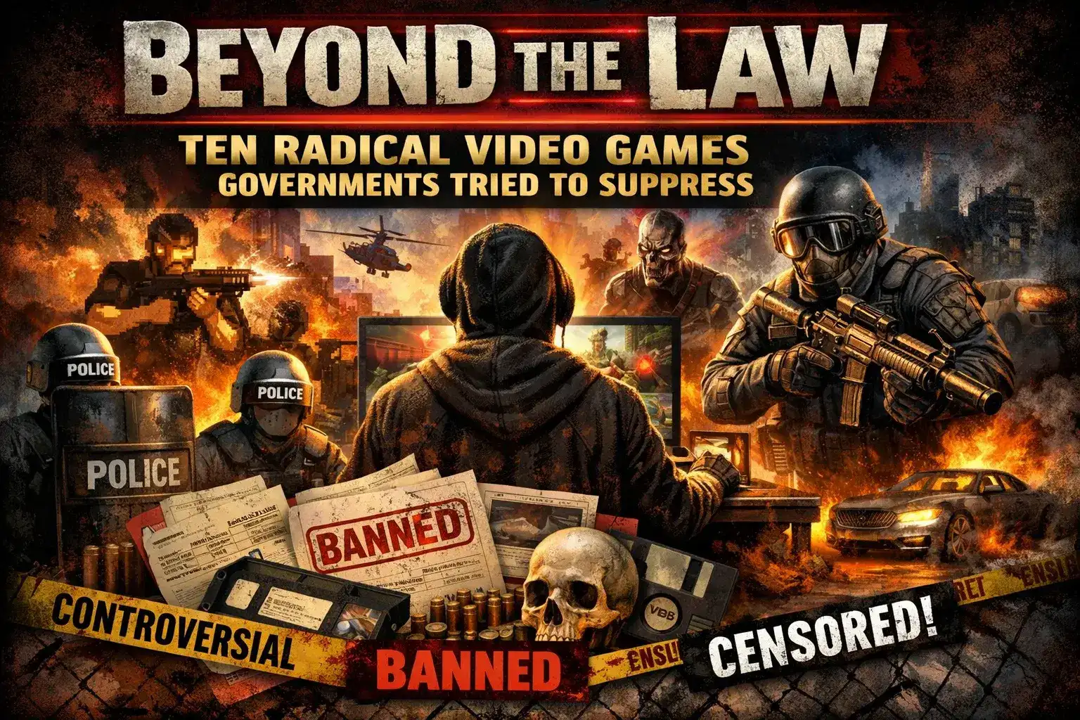 Beyond the Law: Ten Radical Video Games Governments Tried to Suppress
